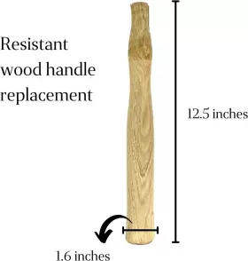 689827073000 CUIT XI Pack Wood Sledge Hammer Handle Set #3