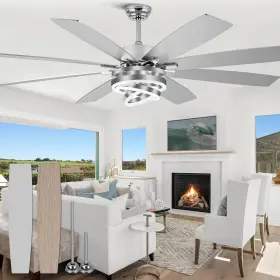 CC-72L CURVE CURIO Ceiling Fan Dimmable Remote Control