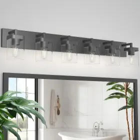 El-fz DANSHINRO Bathroom Vanity Light Square Mirror Fixture