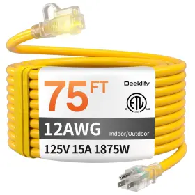 764269217929 DEEKLIFY Extension Cord Waterproof
