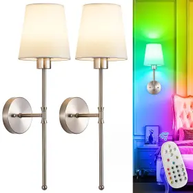 B0G6DHJLV7 DEPULEY Wall Sconce Set Wireless Battery Remote