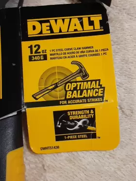 076174514384 DEWALT Claw Hammer #2
