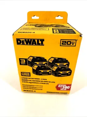 DCB200-4 DEWALT Battery Led Charge Indicator Pack Amp Hour