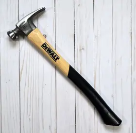 DWHT51418 DEWALT Hickory Framing Nailer Claw Hammer Axe