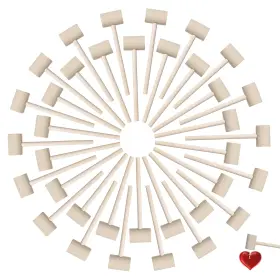 750073759045 DOMG Mini Wooden Breakable Heart Hammers Candy