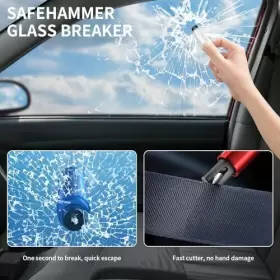 765150426390 DONJOP Pack Safe Hammer Car Window Breaker Tool #2