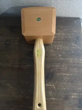 213P E.C.E Mallet Wooden Hammer Klopfholz Carpenter