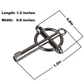 078869260750 ECBANLI Escape Bracelet Cross Round Handcuff Key #2