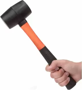 758913612765 EDWARD TOOLS Rubber Mallet Hammer Eco Head Camp #3