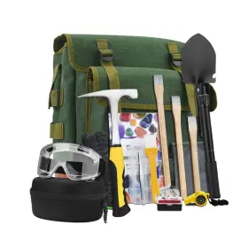 RI001 EEEOZ Geology Hammer Digging Chisels Set Kit