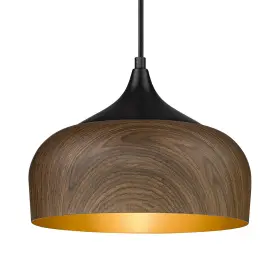 B0CLKFWX28 ELYONA Wooden Dome Pendant Light