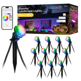 83790 ENBRIGHTEN Garden Lights Rgbwic Leds Waterproof Smart