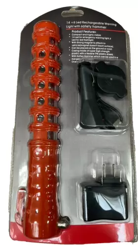 634488154254 ENSTORE Emergency Light Hammer Beacon Flashlight