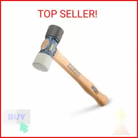 DFH-24 ESTWING Rubber Mallet Double Hammer Hickory