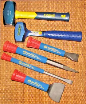 MRF-3 ESTWING Masonry Brick Chisels Set Sledgehammers