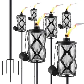 BLLX-HS-DC-06 FAN-TORCHES Light Up Patio Night Pack Garden