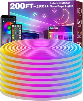 Neon FBZ Led Rope Lights Flexible Waterproof Remote Control