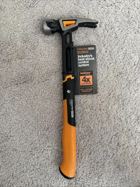 750241 FISKARS Framing Hammer Isocore Shock