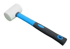 799670036814 FITOOL Solid Rubber Mallet Fiberglass Handle