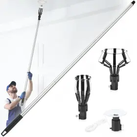GHQ001 GADFISH Light Bulb Changer High Ceilings Silvery