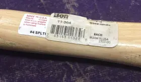 743153113646 GARLAND Rawhide Wooden Handle Mallet #3