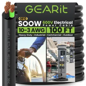 GI-12-3-SOOW-100F GEARIT Power Cable Gauge Flexible Rubber