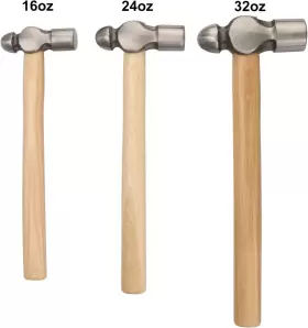 313022429415 GENHAKON Ball Peen Hammer Set Pein Forged #2