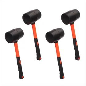 744759893727 GENHAKON Rubber Mallet Hammer Head Fiberglass