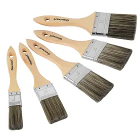 641PACK5 GENIXART Painters Wood Stain Brush Set Pack