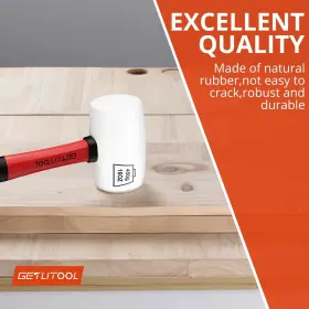 GET006FR GETLITOOL Rubber Mallet Hammer Marking #3