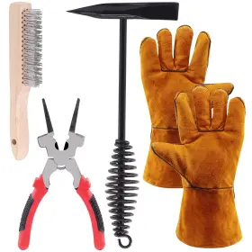G-1450 GLARKS Welding Slag Removal Tool Set Chipping Hammer
