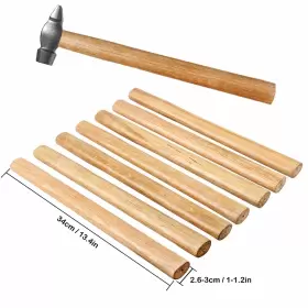 787502483240 GNIEMCKIN Wood Hammer Handle Pack #2