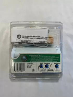 GL9181-WH-1 GOOD EARTH LIGHTING Cabinet Kitchen Halogen Rv #2