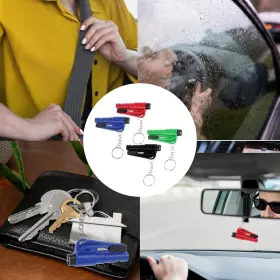 313103565551 GZ1023 Car Window Breaker Tool Keychain Glass