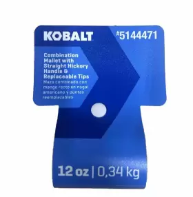 5144471 HAMMER Kobalt Combination Mallet Straight Hickory #2