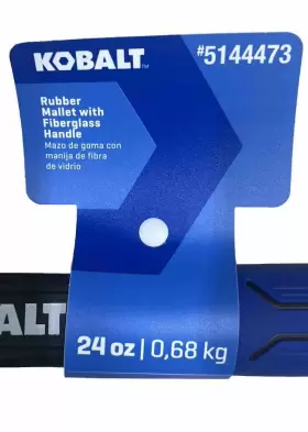 5144473 HAMMER Kobalt Rubber Mallet Fiberglass Handle #2