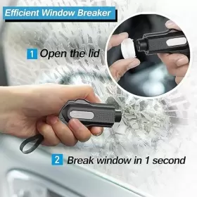 736832693539 HAMMER Emergency Escape Tool Auto Car Window #2