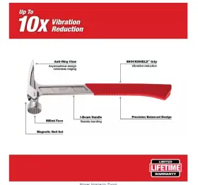744110912326 HAMMER Milled Framing Pry Bar #2