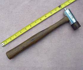 BH-92 HAMMER Snap Tools Blow Marring Wood Handle #3