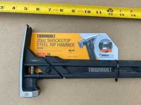 TB-H1-1SBR-S20X HAMMER Toughbuilt Shockstop Milled Steel Head #2