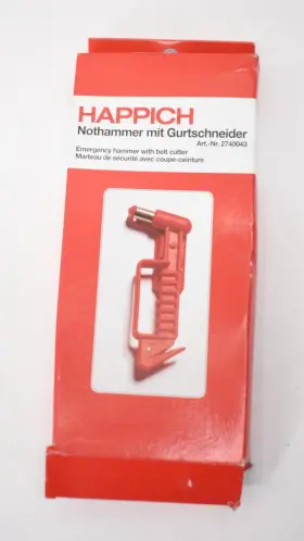 2740043 HAPPICH Emergency Hammer Belt Cutter Anti Vandalism