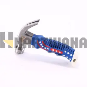 D105 HARTWANA Mini Hammer Rubber Slip Handle Claw Grip