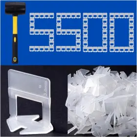 730756197753 HEILUON Tile Leveling Clips Spacers Rubber 5500