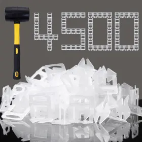 738508895483 HEILUON Tile Leveling Clips Spacers Rubbe