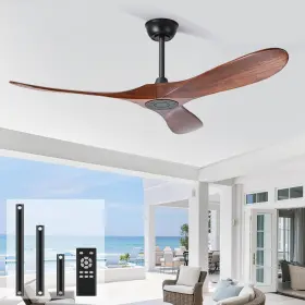 CL2-72 HEIMO Ceiling Fan Blade Wood Remote Light