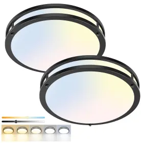 B0FDFTHW3L HEPSIDE Ceiling Light Fixture Flush Mount Dimmable