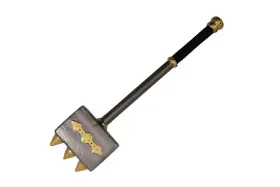 608866636236 HEROS EDGE Latex Rubber Foam Battle Hammer Larp