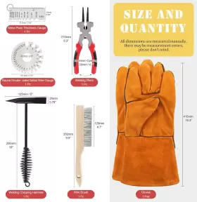 H-5156 HILITCHI Pliers Set Welding Slag Removal Tool Chipp #2