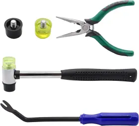 H-042 HMKNANA Pliers Set Upholstery Tool Rubber Mallet Tack