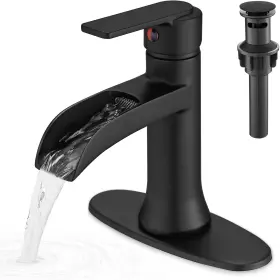 HYBF-01A-B HOIGY Waterfall Bathroom Faucet Hole Sink